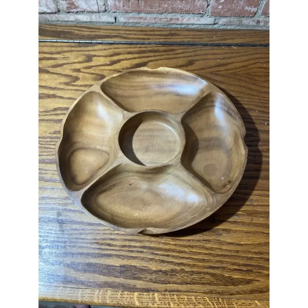 Mountainwoods Chip and Dip Tray, Acacia Wood
